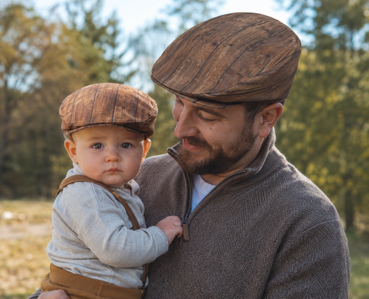 Cinnamon Brown Cotton Pigment Dyed Summer Flat Cap, Peaky Blinders Hat, Bakerboy Hat, Irish flat cap, Summer Men Hat, Ivy League Hat