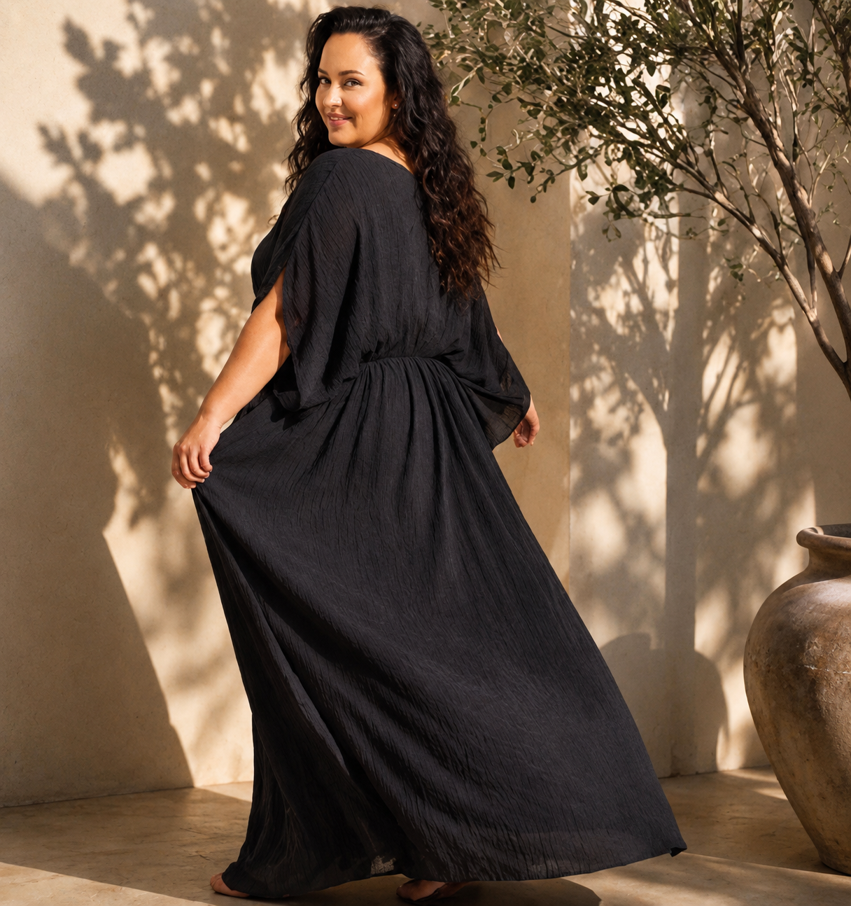 Womens Greek Chiton Maternity Dress