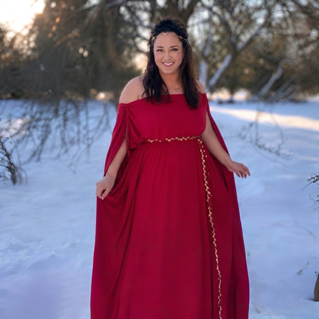 Womens Greek chiffon Tunic Ancient World Peplos Chiton Historical Costume Maternity Bump Photography Maternity Dress Photography prop
