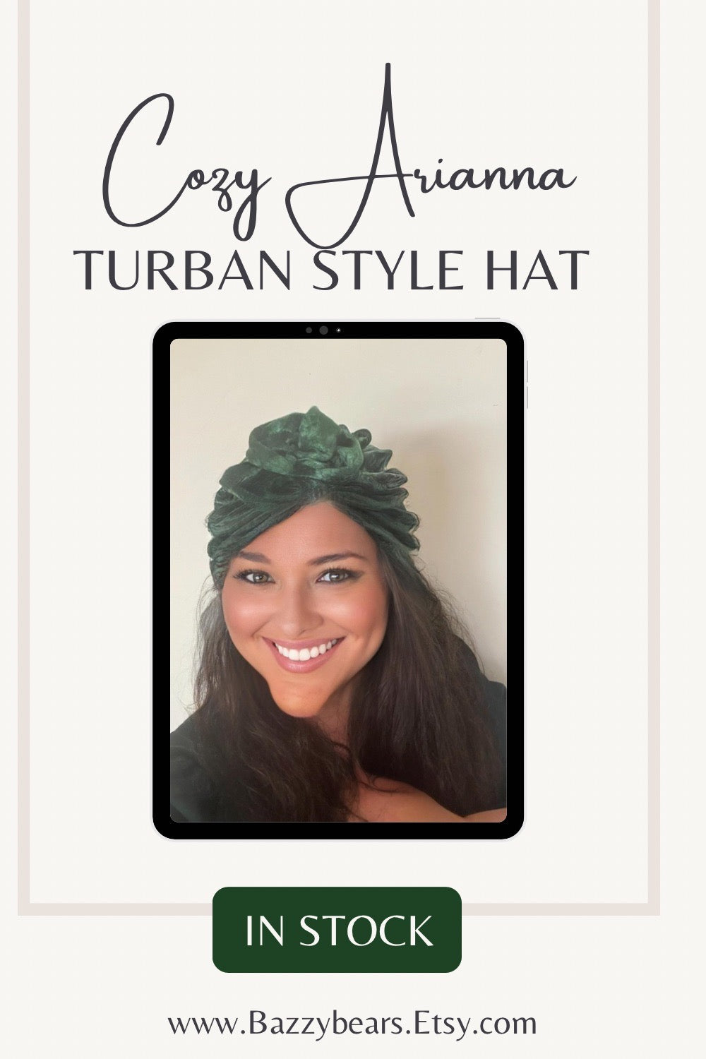 Cozy ARIANNA Velvet Turban Hat