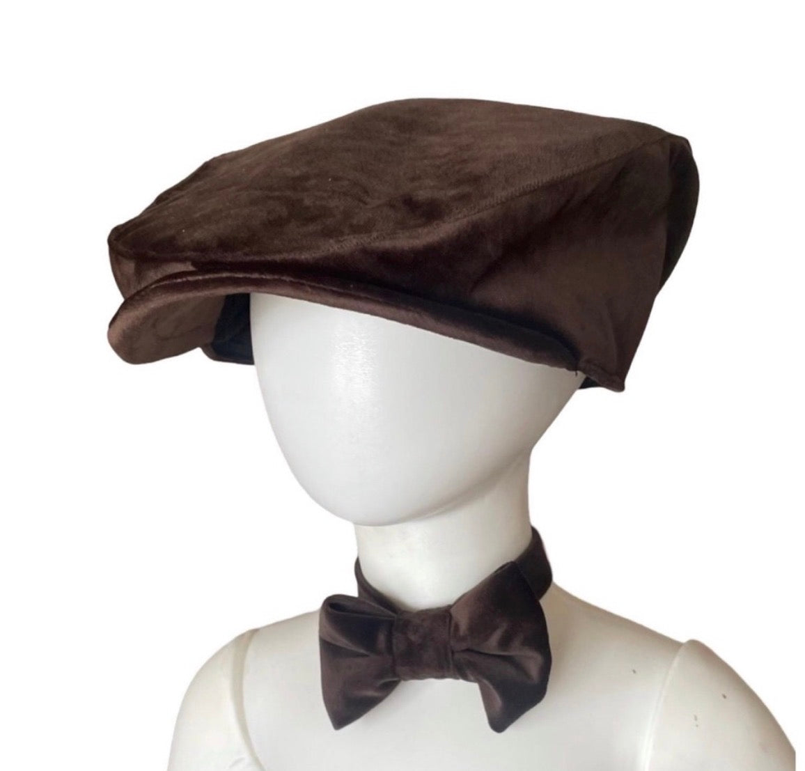 Suede Boys Flat Cap Hat Navy Blue Linen - Kids Peaky Blinders Cap - Baby Gatsby Hat - Toddler Newsboy Hat