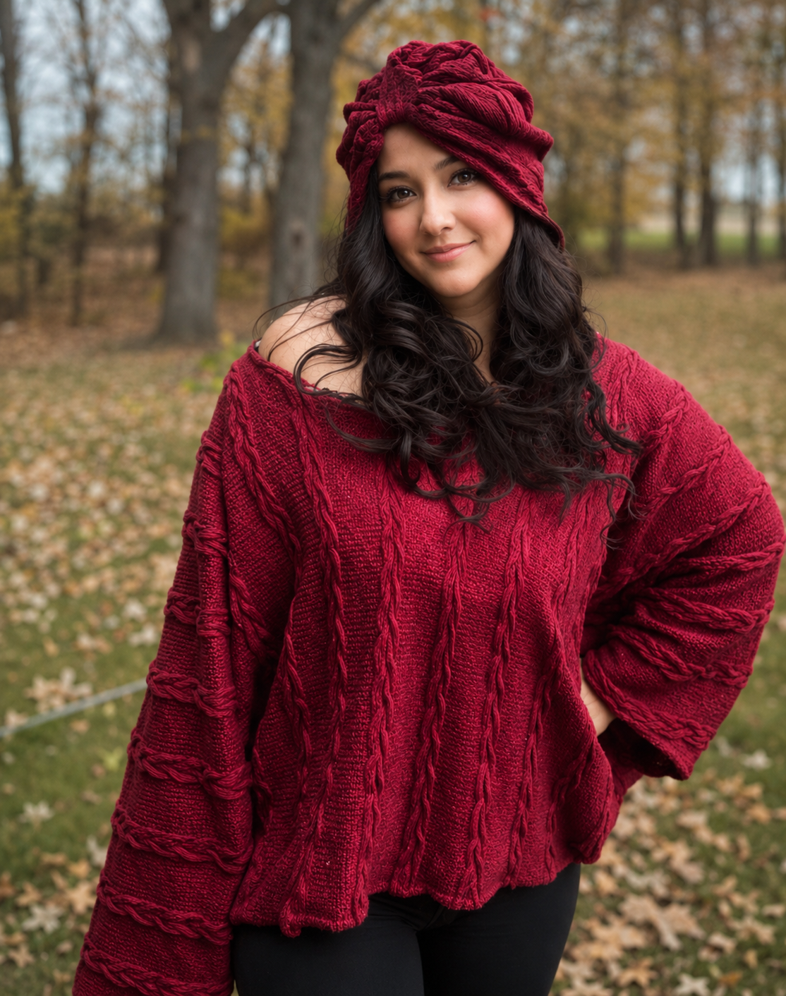 Heritage Lounging Sweater | Wide Sleeved Sweater | Batwing Sleeve | Cable knit sweater | Doleman Style | Bell Sleeves