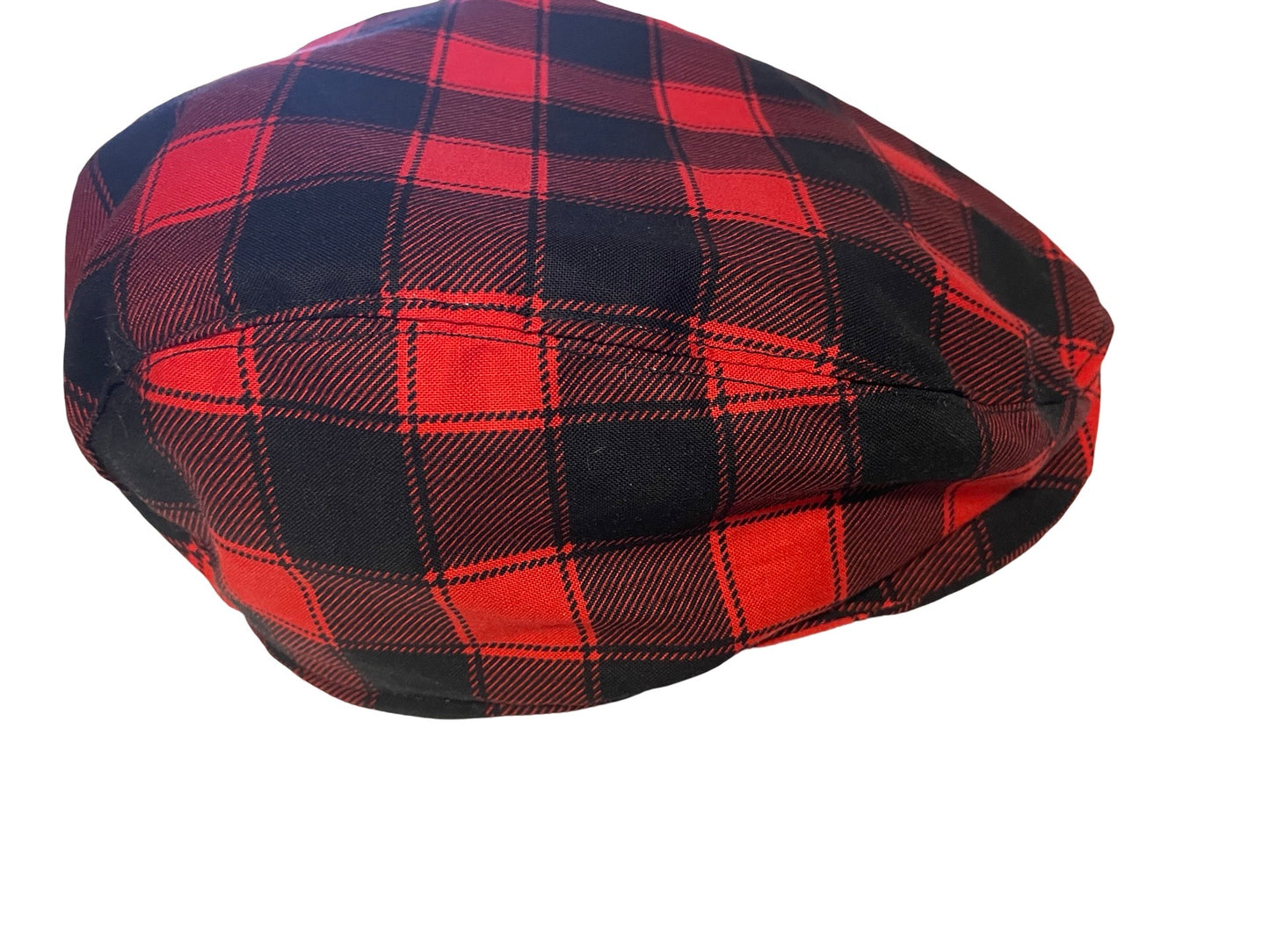 Buffalo Check Plaid Flat Cap