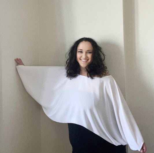 Summer Queen Sheer Over Top Sheer Flowy Poncho Top – Lightweight Summer Cover Up for Women