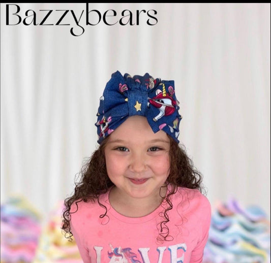 Unicorn Turban With Bow | Unicorn |Turban | Baby Turban | Toddler Turban | Turban Hat | Baby Hat | Baby Turban Hat | Baby Gift | Baby Girl