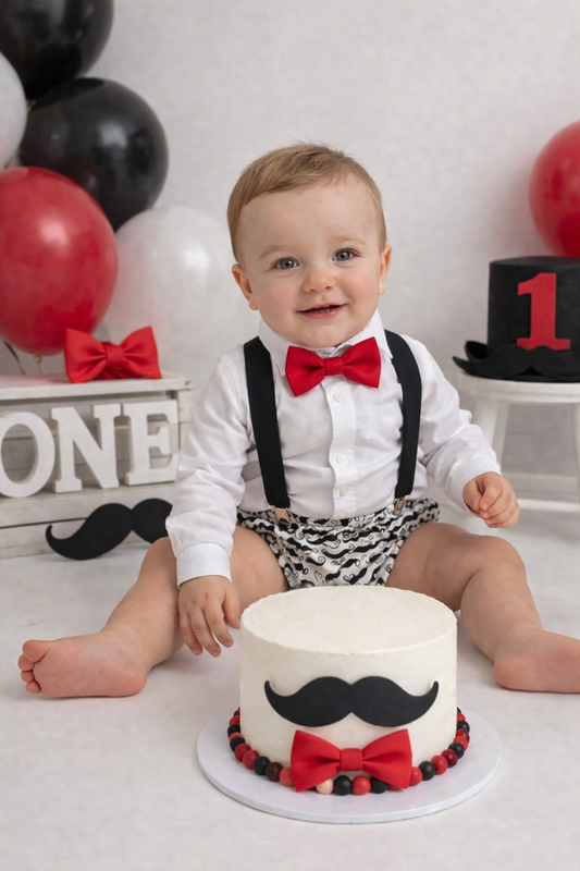 Little man birthday outfit, bow tie birthday set, cake smash outfit boy, baby boy 1st birthday outfit, bow tie and suspenders, diaper cover