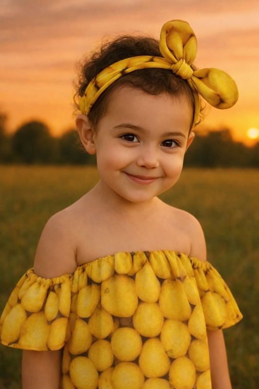 Lemonade off shoulder top, girls lemon crop top, toddler summer crop top, coming home outfits, lemonade birthday, baby outfits, off shoulder