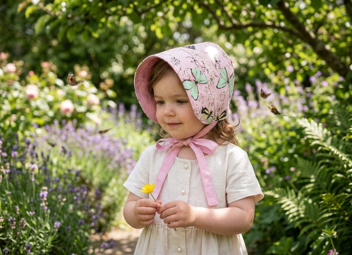 BUTTERFLY Baby Bonnet and Sunhat
