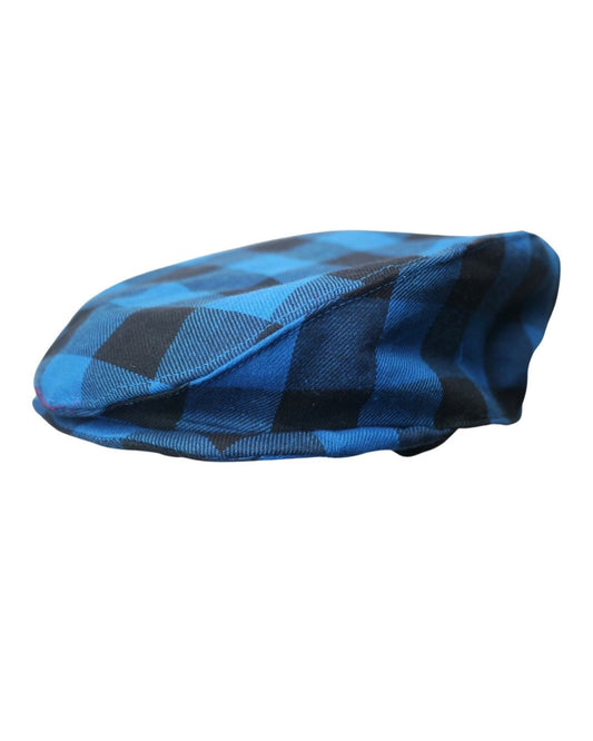 Blue plaid Flat Cap Jeff Paddy Irish Driving English Gatsby Mens Ivy Hunting Scally Bunnet English Dai Newsboy Hat Baby flat cap boy