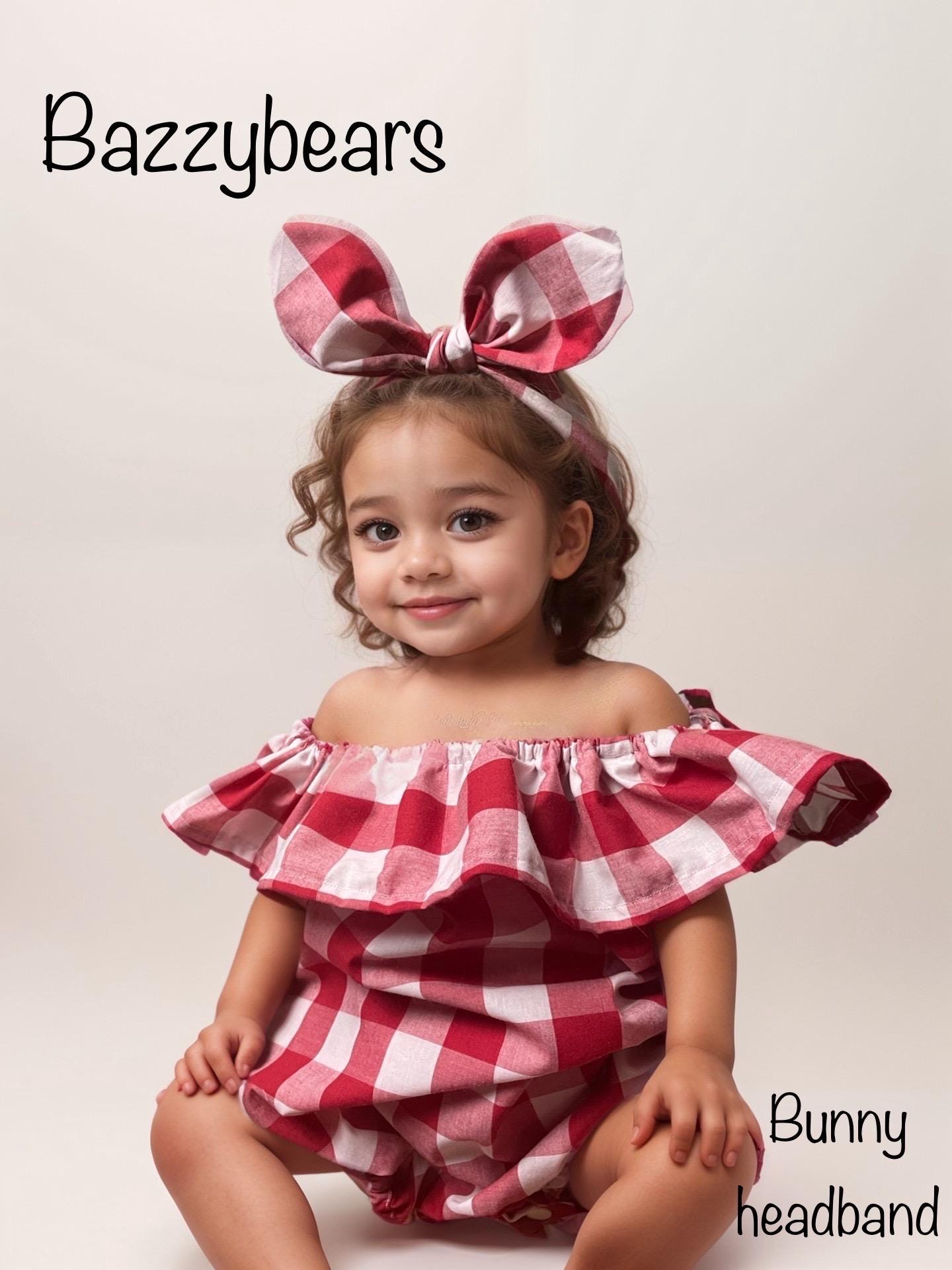 Red Plaid Summer romper | Baby romper | Toddler romper | sweet one off shoulder ruffle romper