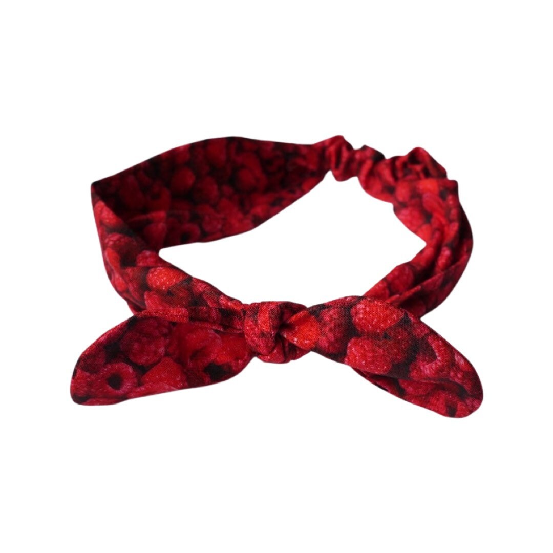Girls headband/ kids hairband / top knot headband / raspberry headband / milk bath headband
