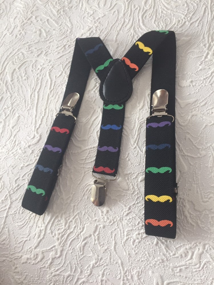 Movember baby suspenders, baby suspenders, toddler suspenders, black suspenders, movember toddler, moustache baby suspenders, suspenders