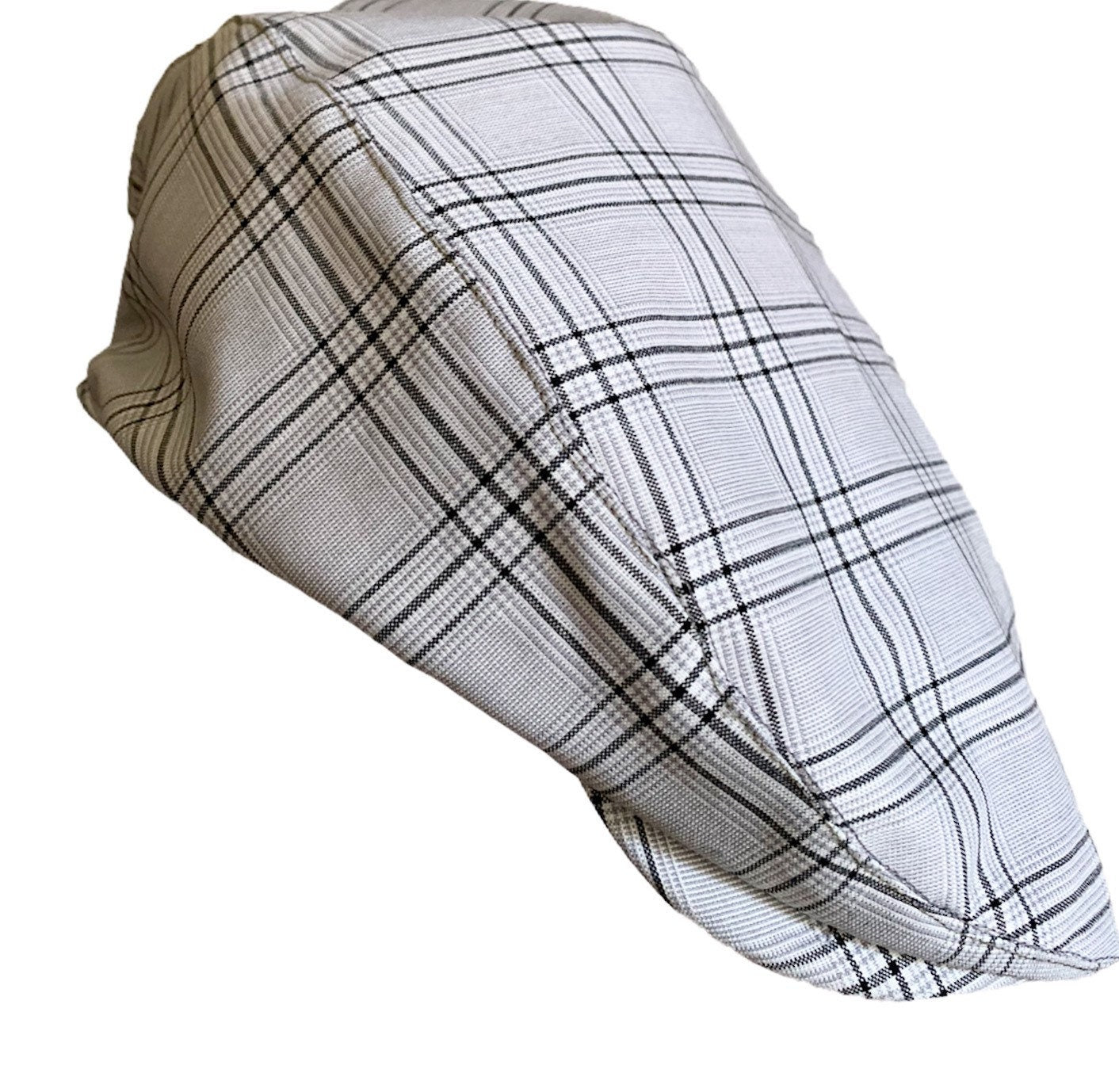 Light Gray Linen Summer Flat Cap, Peaky Blinders Hat, Baker Boy Leather Hat,Irish flat cap, Summer Men Hat, Ivy League Hat, Fathers Day Gift
