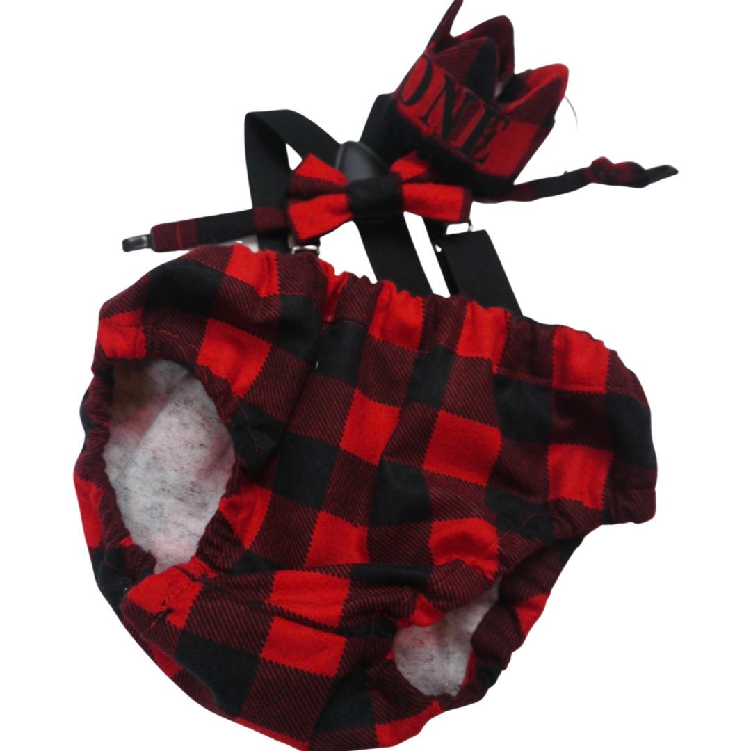 Lumberjack Diaper Cover, Buffalo Plaid First Birthday Outfit, Wild One Cake Smash, First Birthday Boy