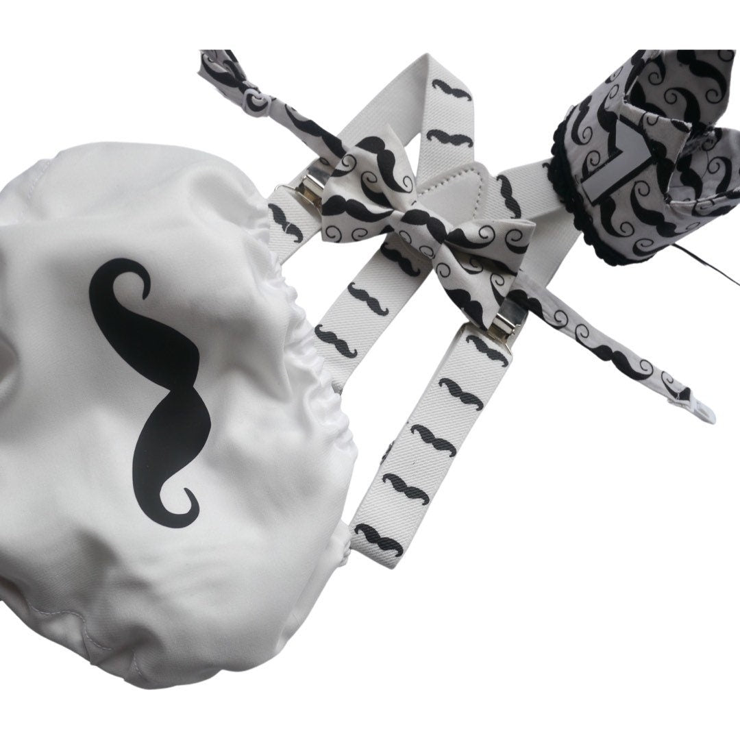 Mr. Onederful Cake Smash Outfit, Baby Boy First Birthday, Black Diaper Cover, Photoshoot, Suspenders and Bow Tie Set, Bowtie Baby Outfit