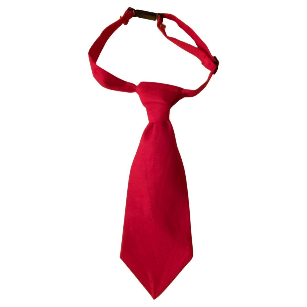 Red Neck Tie --- PERFECT for Christmas, Valentine's Day, Cake Smash, Birthday, Super Hero Outfit, Toddler, Boys, Adult Men