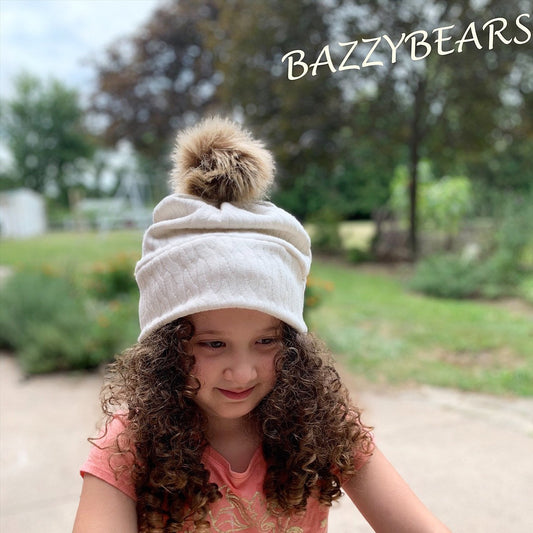 Baby Pom Pom Beanie - Baby Gift - The Olive Beanie - Knit Winter Hat - Baby Pom Hat - Winter Hat Baby - Baby Showe