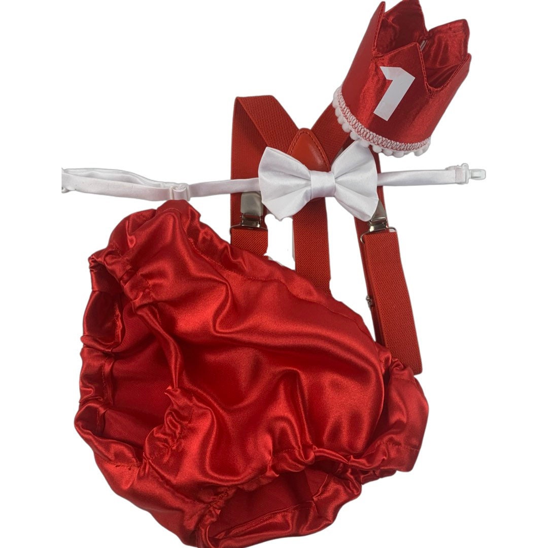 red cake smash outfit boy, Valentine cake smash, red bow tie, smash cake outfit boy, red diaper cover, red baby bow tie, red suspenders