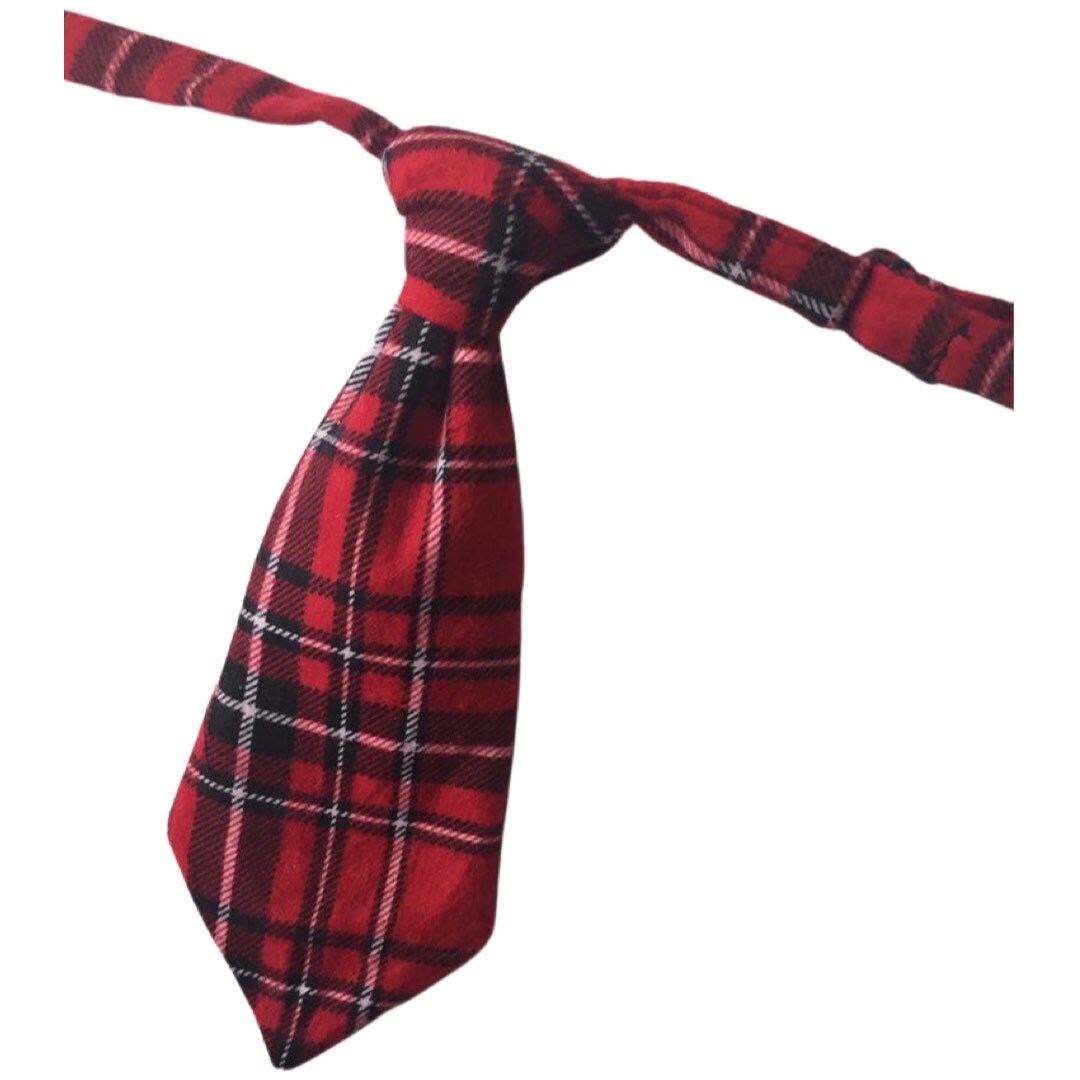 Royal Stewart Tartan Tie, Holiday Red Plaid Tie, Christmas Photo Prop Tie, Taylors Tartans necktie