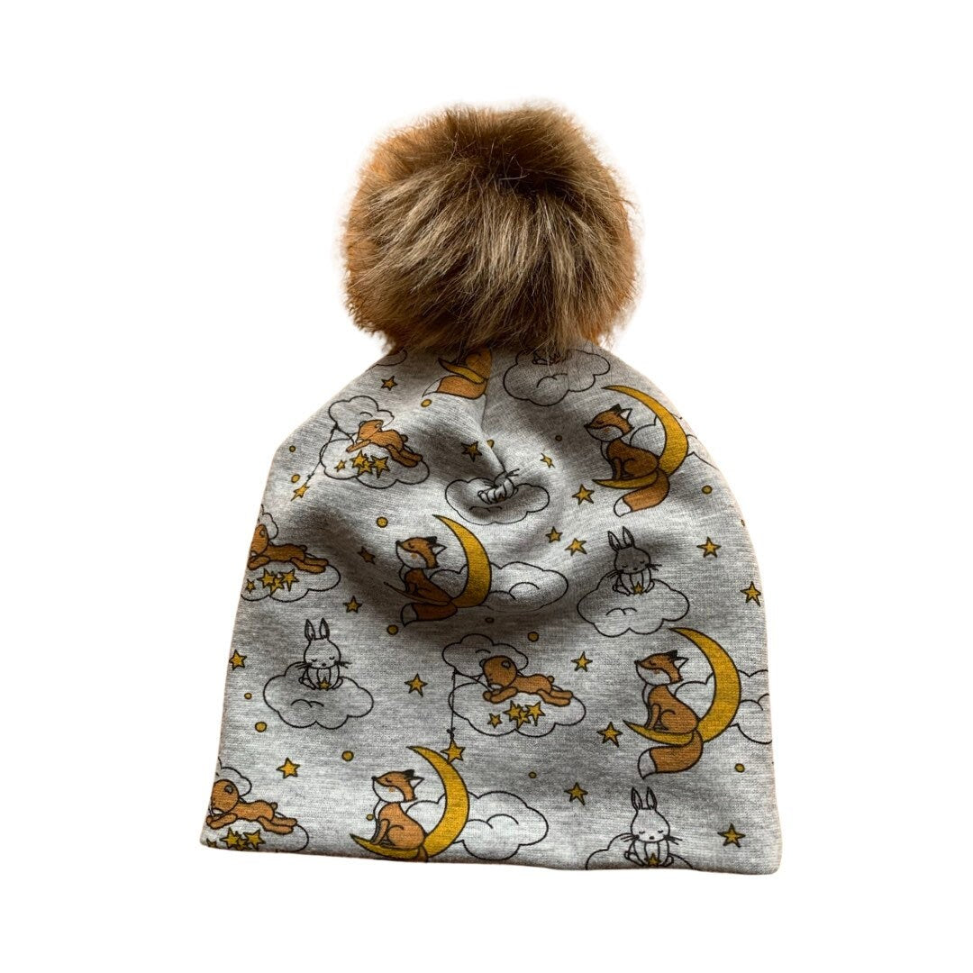 Cute Baby Beanie Hipster, Soft  Cotton Toque, Newborn Fleece Classic Infant Toddler Baby Boy, Winter Warm Hat Christmas Gift