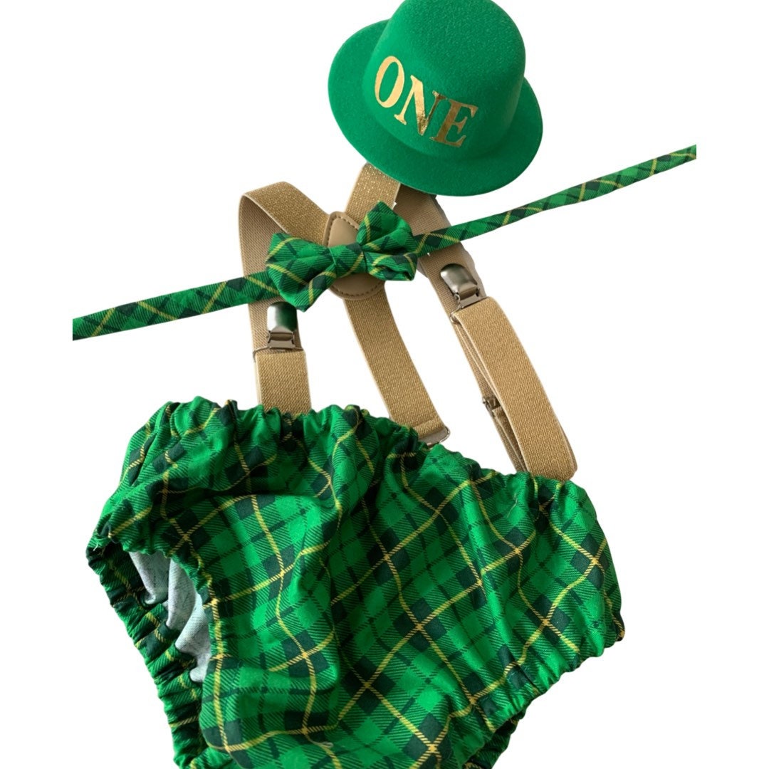 Boy Cake Smash Outfit, Cake Smash Set, St. Patrick’s Day Cake Smash, Lucky One Cake Smash, Irish 1st Birthday, Boy 1st Birthday