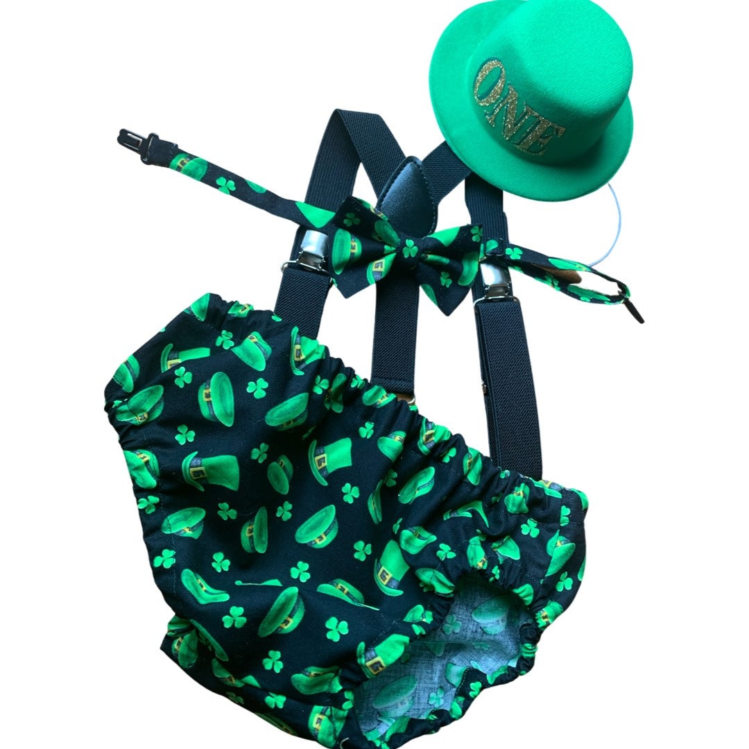 Boy Cake Smash Outfit, Cake Smash Set, St. Patrick’s Day Cake Smash, Lucky One Cake Smash, Irish 1st Birthday, Boy 1st Birthday