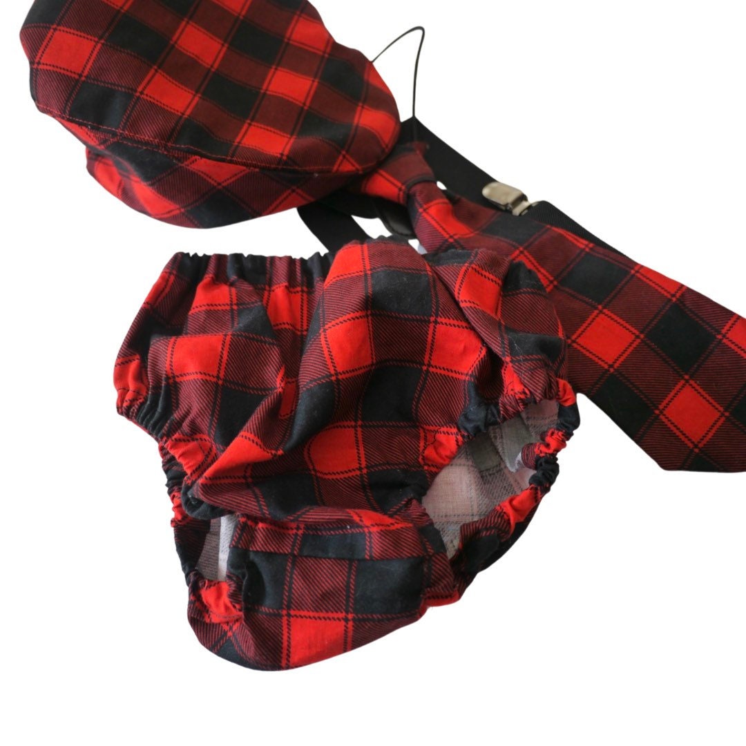 Lumberjack Diaper Cover, Buffalo Plaid First Birthday Outfit, Wild One Cake Smash, First Birthday Boy