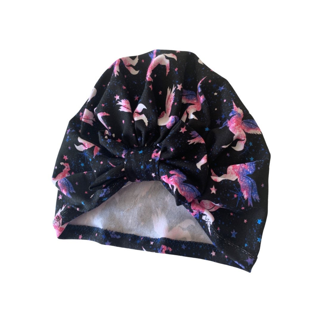 Unicorn Bow Turban Hat – Baby Headwrap