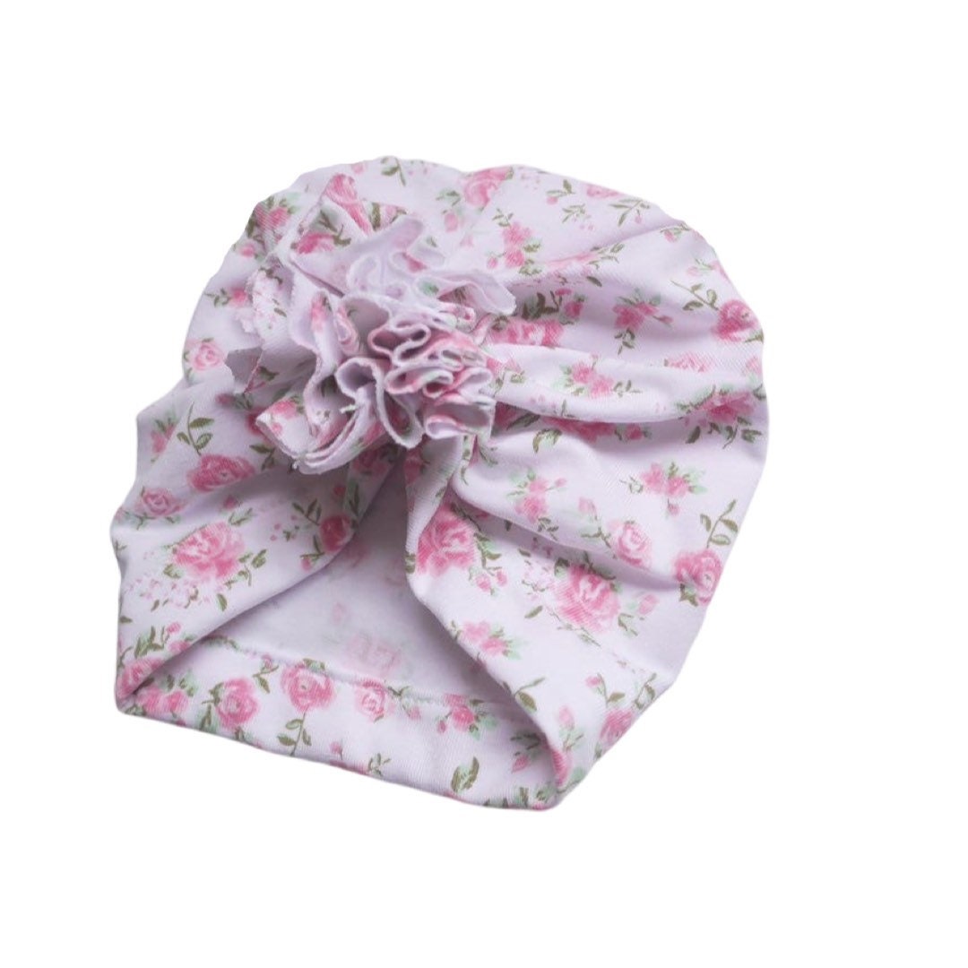 Rose newborn turban 