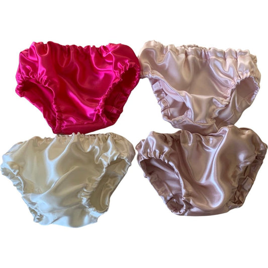 CUSTOM Baby girl bloomers SET OF 9 satin bloomers, baby bloomers - satin fabric - satin diaper cover- plain diaper cover - satin bottoms