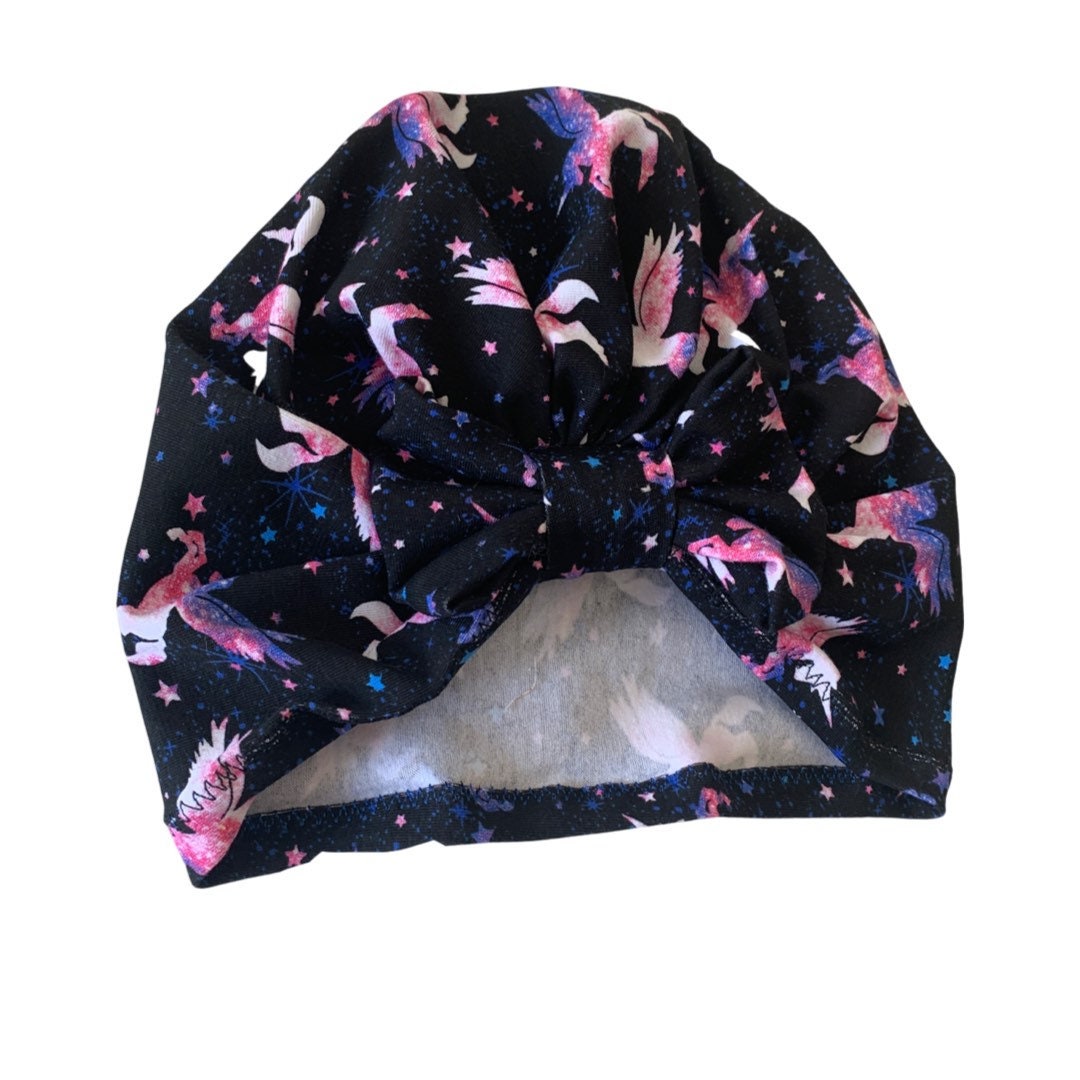 Unicorn Bow Turban Hat – Baby Headwrap