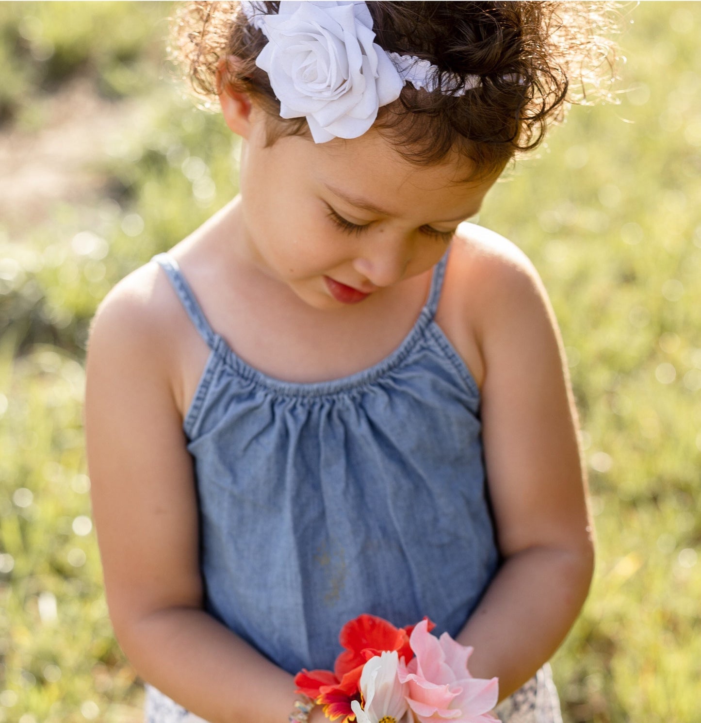 White Rose Headband, Baby Flower Headband, Newborn Headband, Flower Headband, Toddler Flower Headband, Infant Headband, Baby Gift