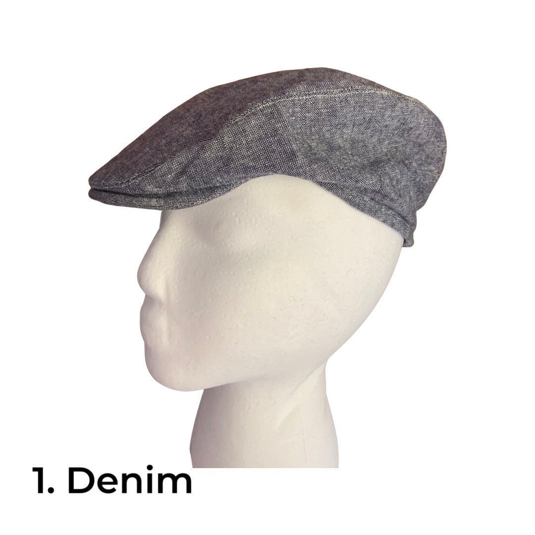 Cotton Flat Cap, Peaky Blinders Hat, Baker Boy Summer Hat, Irish flat cap, Gatsby Hat, Ivy League Hat, Fathers Day Gift