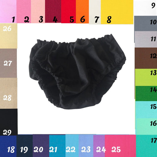 Diaper cover, plain under dress for baby, girl diaper cover, boy diaper cover, photoshoot cake smash diaper cover, toddler underwear.