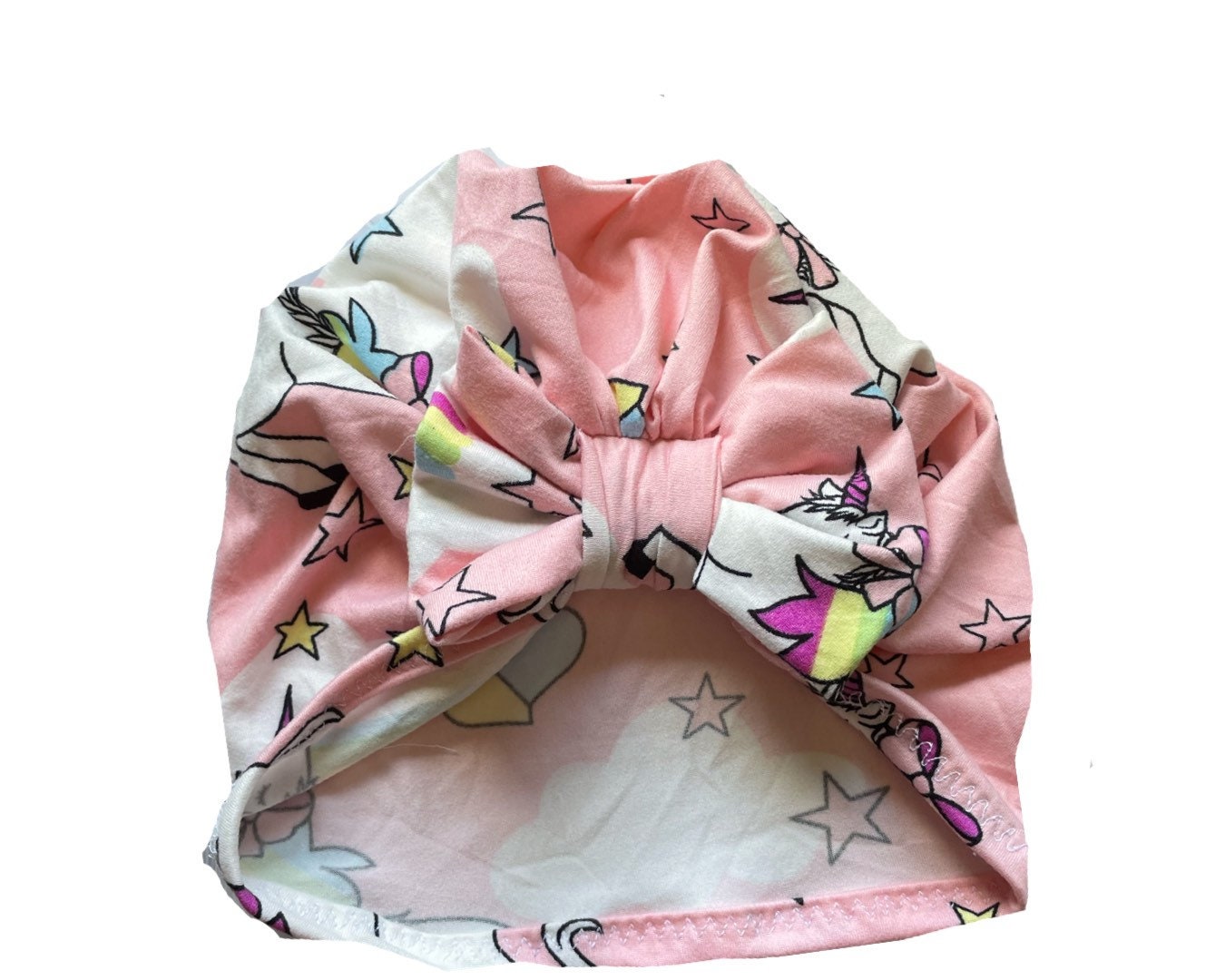 Unicorn Bow Turban Hat – Baby Girl Headwrap