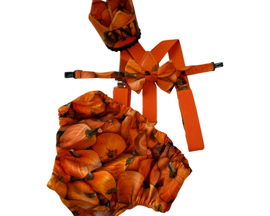 1st Birthday boy cake smash Outfit Bow tie bloomers Suspenders halloween cake smash, boy outfit,bloomers,diaper cover, pumpkin cake smash
