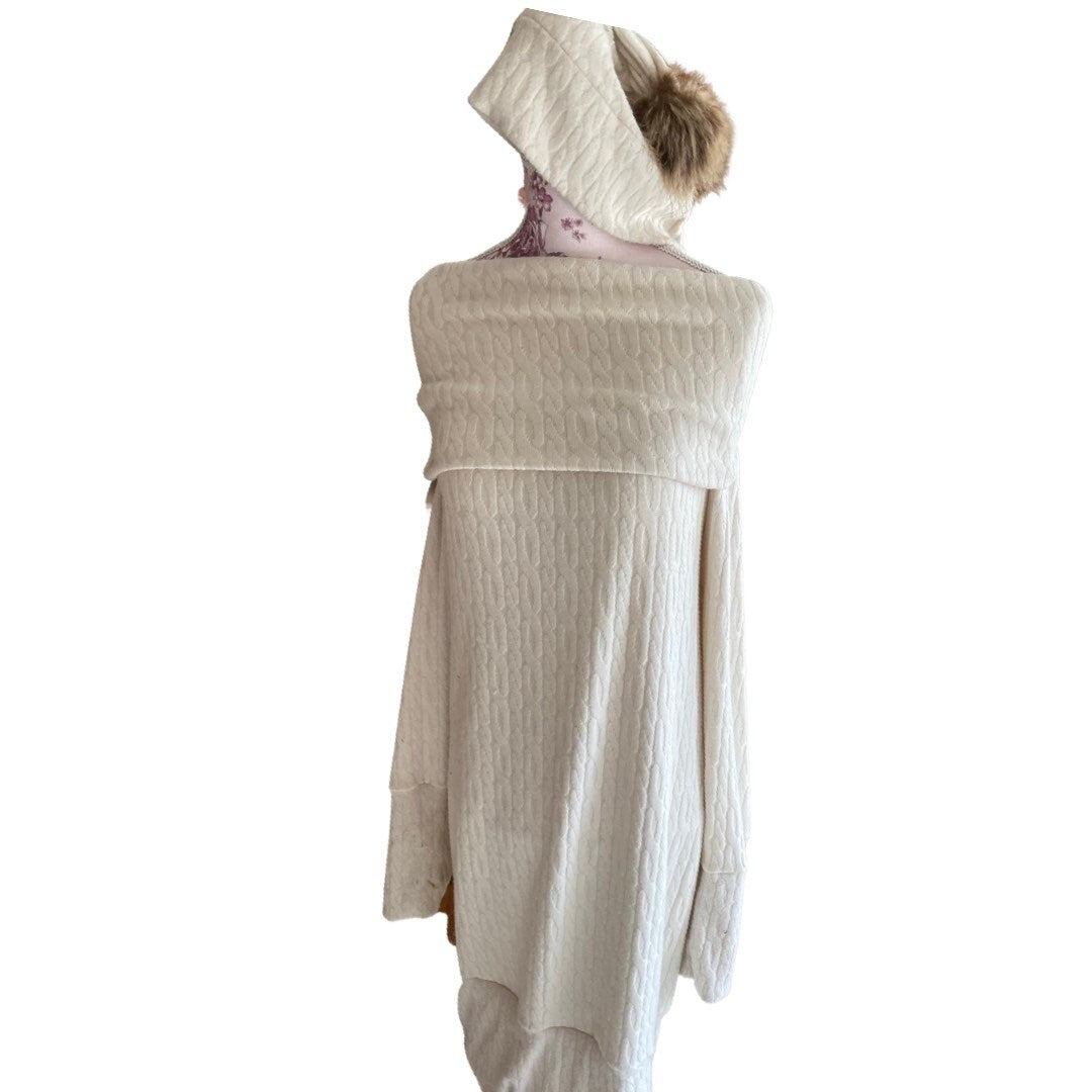 White Sweater, Sweater Dress, Long Sleeve Top, Knit Sweater, Winter Sweater, Warm Sweater, Fall Clothing, Loose Sweater, Minimalist Clothing