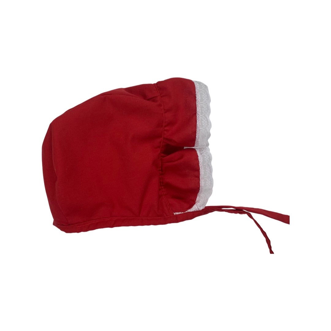 Valentine Smocked Bubble Romper - Red Hearts on Red Polka Dot, Smocked Sleeves, Baby Girl, Heirloom, Vintage Style