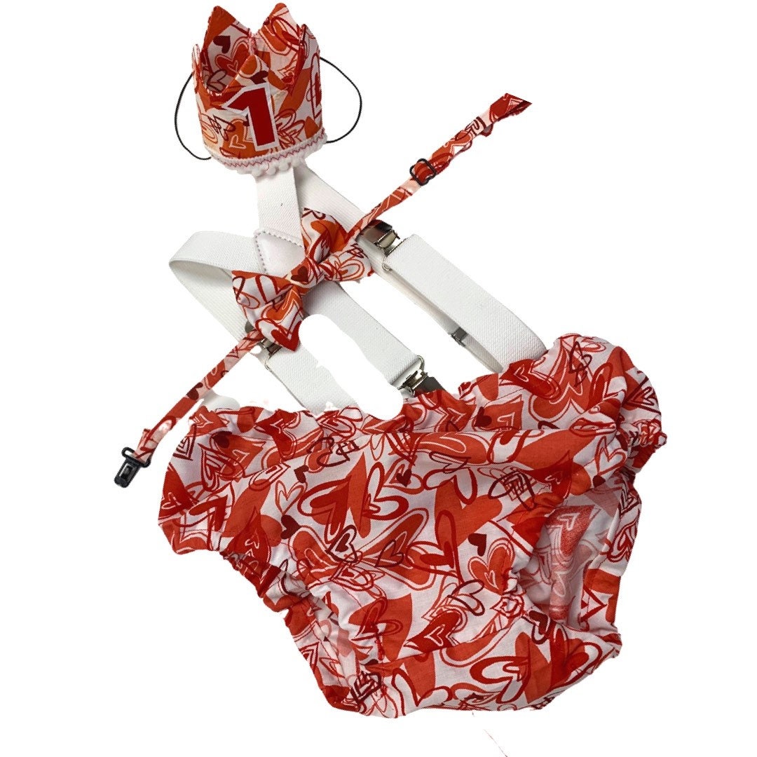 red cake smash outfit boy, Valentine cake smash, red bow tie, smash cake outfit boy, red diaper cover, red baby bow tie, red suspenders