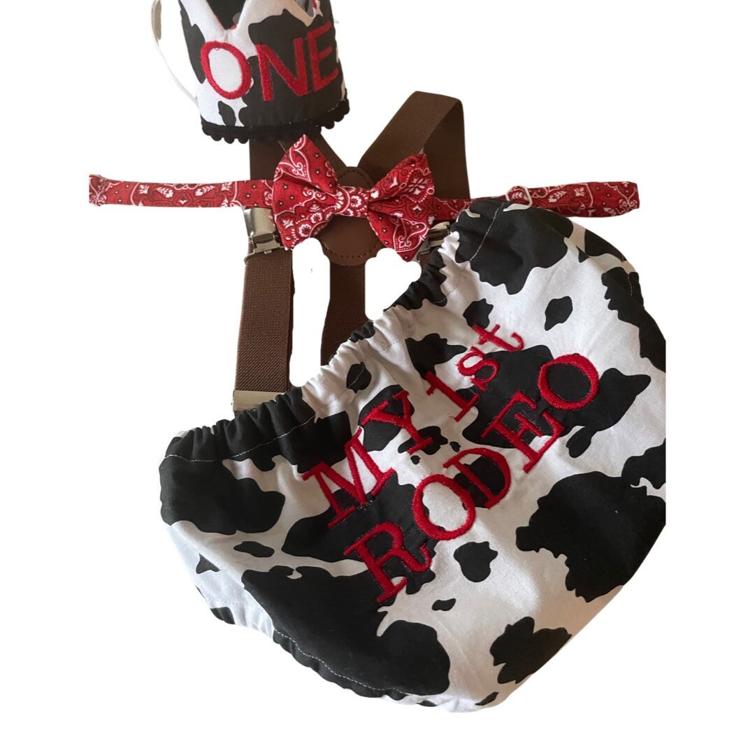 My First Rodeo, Wild One, First Birthday Outfit, Cowboy Bloomer embroidered, Cake Smash Photoshoot, Western Country 1st Baby Boy Bloomer