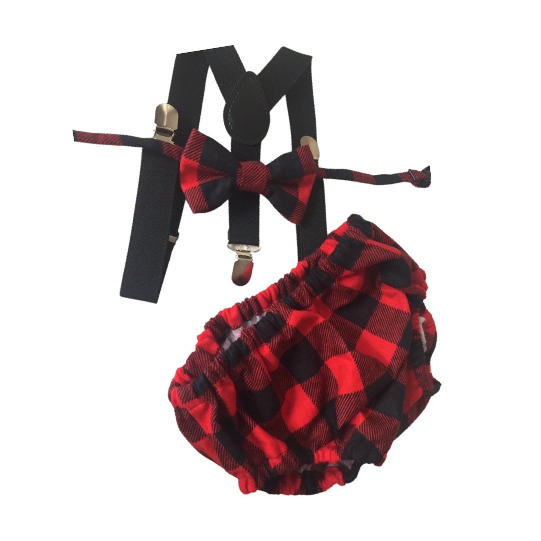 Lumberjack Diaper Cover, Buffalo Plaid First Birthday Outfit, Wild One Cake Smash, First Birthday Boy