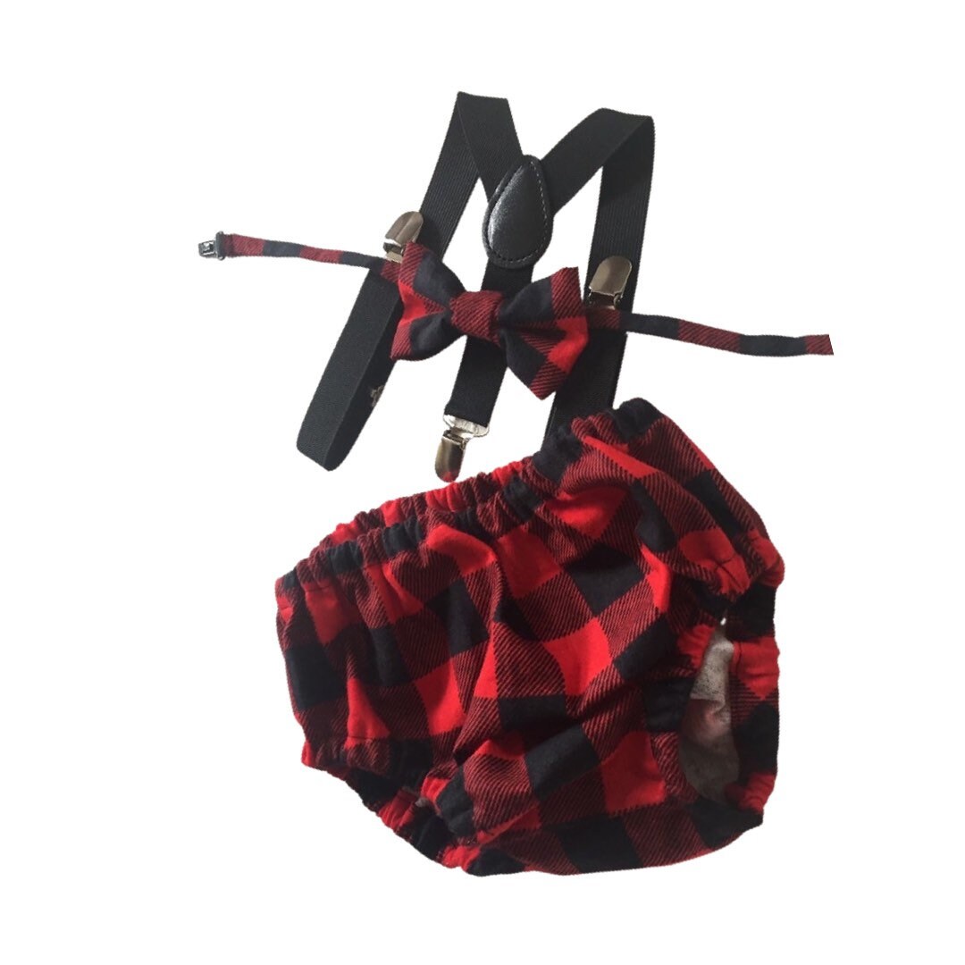 Lumberjack Diaper Cover, Buffalo Plaid First Birthday Outfit, Wild One Cake Smash, First Birthday Boy