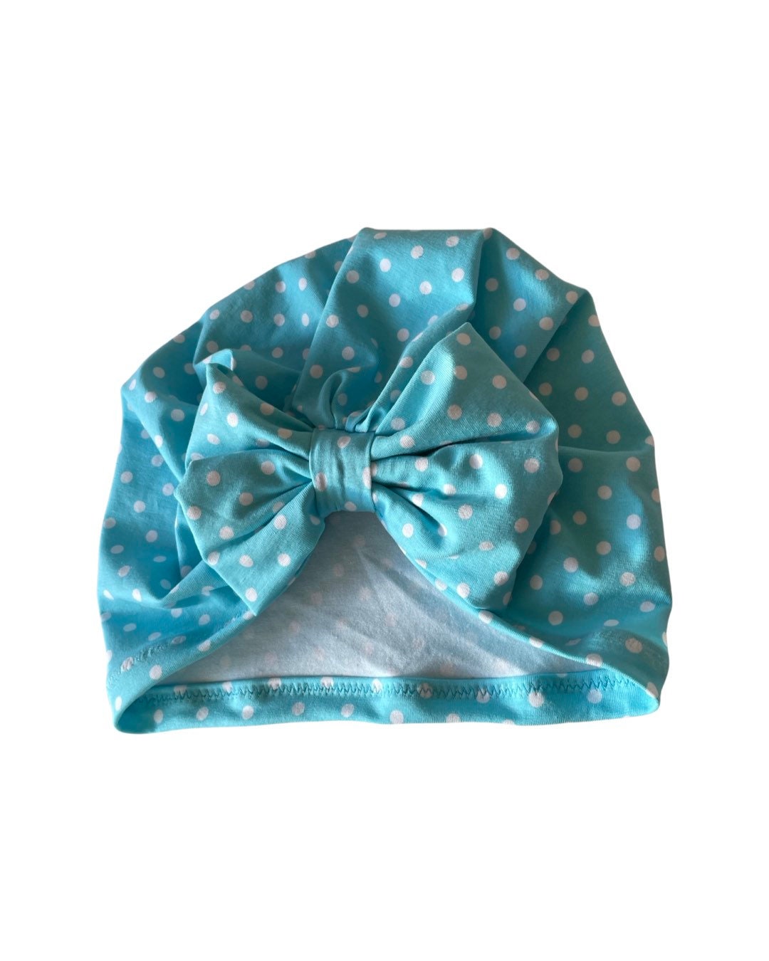 Boho Polka Dot Turban Hat / Baby Girl Toddler Adult Head Wrap / Baby Shower Christmas Gift
