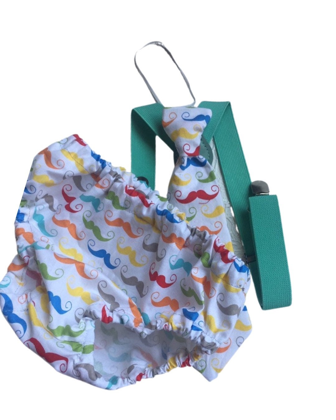 Mr Onederful Cake Smash Boy Outfit, Black Diaper Cover, Bow tie and Suspender, 1st Birthday Boy, Bowtie baby outfit, Bowtie birthday outfit