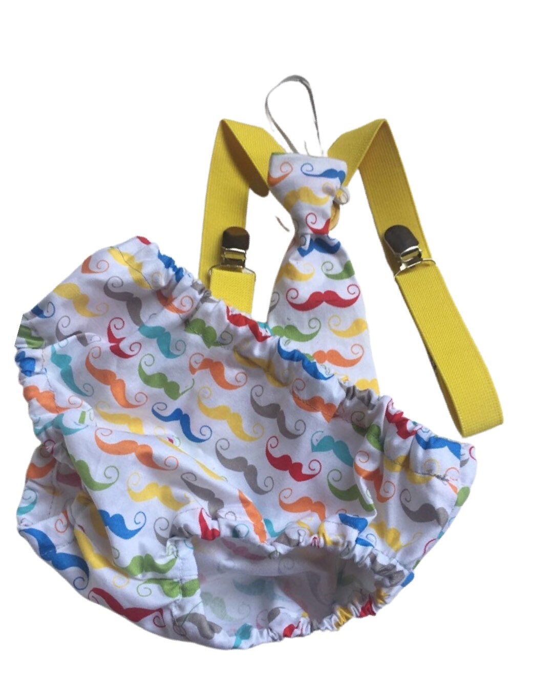 Mr Onederful Cake Smash Boy Outfit, Black Diaper Cover, Bow tie and Suspender, 1st Birthday Boy, Bowtie baby outfit, Bowtie birthday outfit