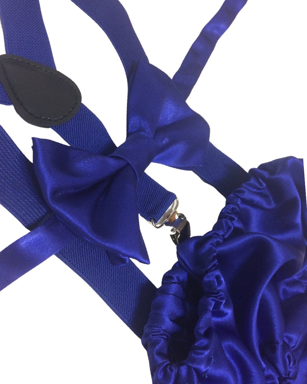 Cake Smash Outfit Boy Girl Set or buy the piece Royal Blue Diaper Cover BowTie Bow Tie Suspenders First Birthday 1st Nappy Cover Photo Prop