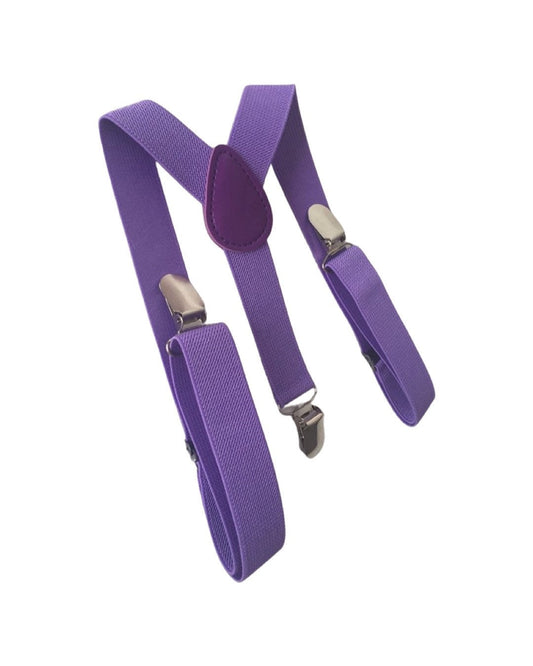 Suspenders / Plum Purple Suspenders / newborn - 5 years old -Baby Boys Kids Children Adjustable Suspenders Y-Back Wedding Birthday Groom
