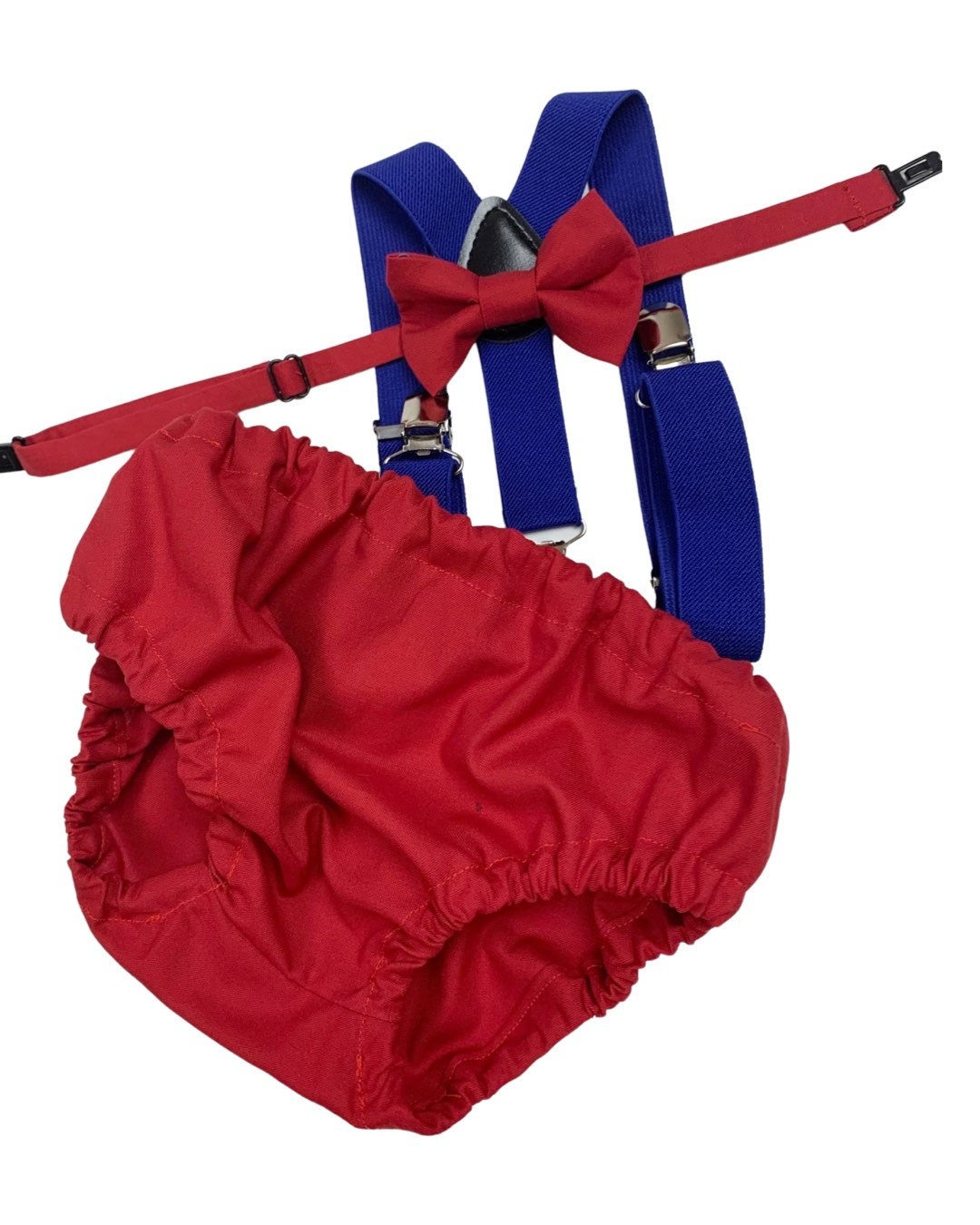 red cake smash outfit boy, Videogame cake smash, red bow tie, smash cake outfit boy, red diaper cover, red blue baby bow tie, red suspenders