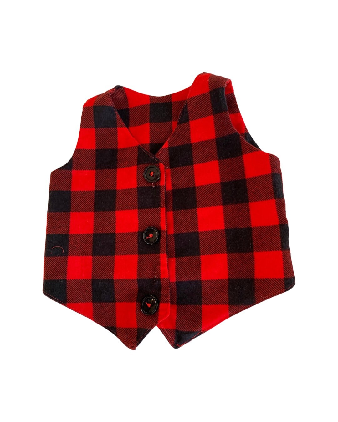 Buffalo plaid vest // kids vest // toddler vest // plaid vest // flannel vest // kids vest // flannel kids vest // boys plaid vest