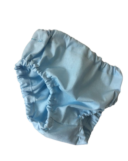 Infant & Toddler Diaper cover - Baby Bloomers in blue - baby blue bloomer - blue bloomer - cotton bloomer - Size Nb, 3m, 6m, 9m, 12m, 18m, 2